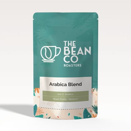 THE BEAN CO Arabica Blend | Medium Roast | Premium Coffee | 100% Arabica | Roasted Coffee Ground (Espresso, 250 g)
