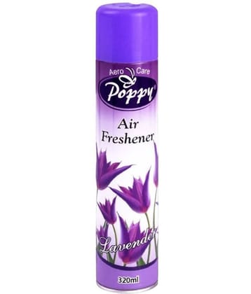 Aero Care Poppy Lavender Air Freshener Room Fragrant Spray A Wave of Freshness 320 ml (Pack of 1)