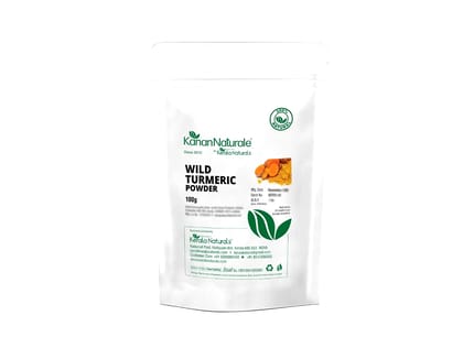 Kerala Naturals Wild turmeric (Kasturi)  Powder 200 gm ( 100 gm x 2 Packs ) (Size - 200gm) by Kerala Naturals
