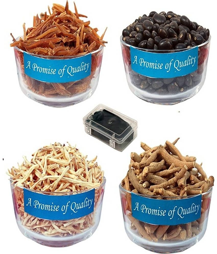 MYGODGIFT shilajeet 10 gm, (Shatavar,Safed Musli,Ashwagandha,Kaunch Beej)50gm Ec 200 gm Pack of 5