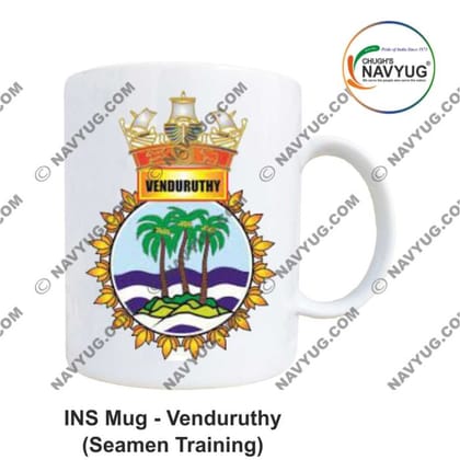 Chugh's Navyug INS Venduruthy Mug (350ml) | Premium Ceramic | Defence Memorabilia