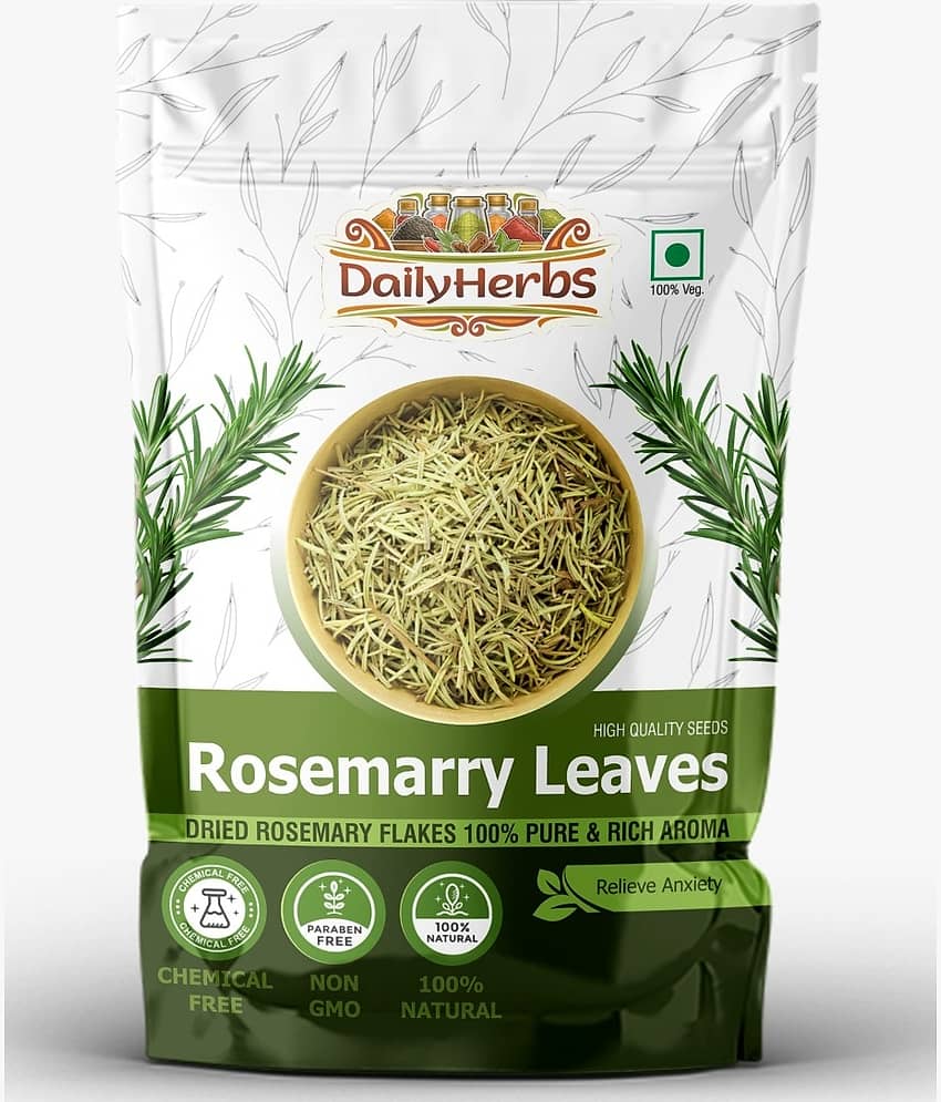 DailyHerbs Rosemary Dried Leaf for Food , Skin Glow , Hair 100 gm