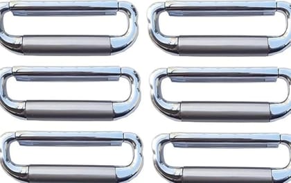 ADISON Door kadi Handle 4 Inch Stainless Steel Heavy Duty with Screws kadi Handle Rose Gold Brown Shade Handles Pack of 6 | Multicolor
