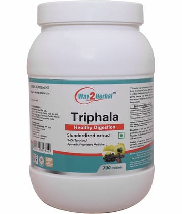 Way2Herbal Triphala Capsule 700 No.S Pack of 1