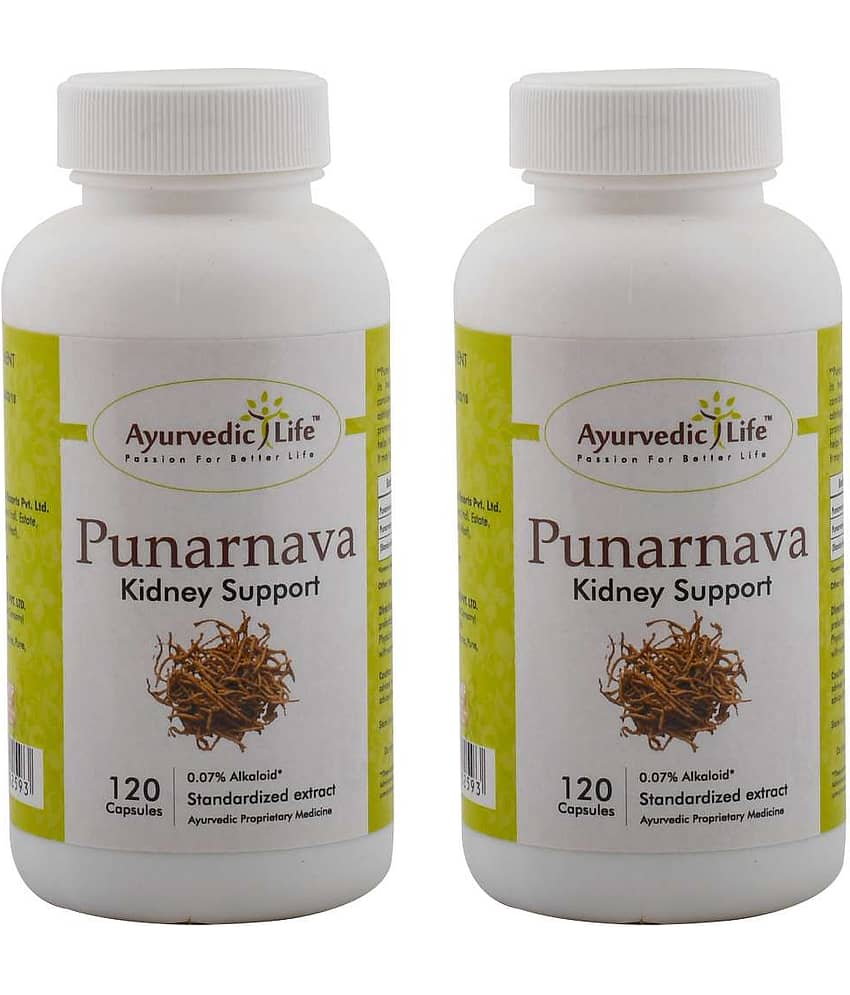 Ayurvedic Life Punarnava Capsule 120 no.s Pack of 2