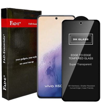 FAD-E Edge to Edge Tempered Glass for Vivo X60 5G (Transparent)