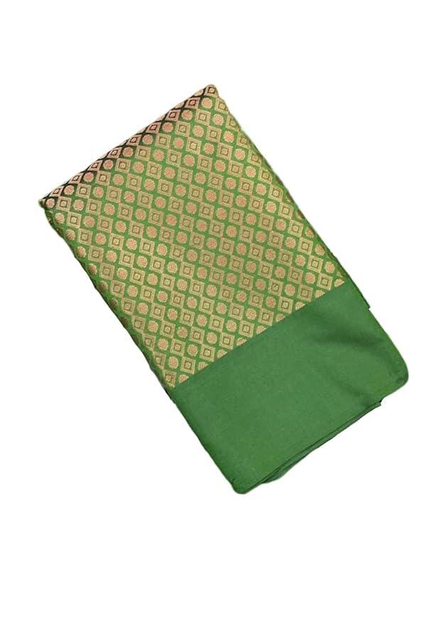 Exclusive Cotton Tissue Silk Jaqurad Weaving Saree With Blouse Attached