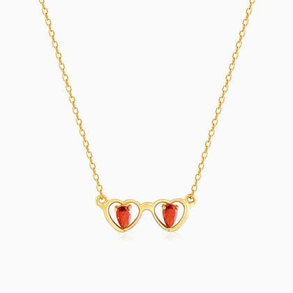 Golden My Eyes on You Necklace