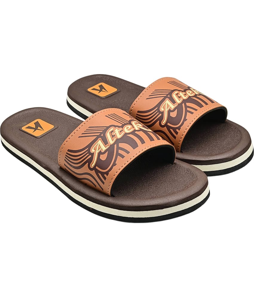 Chappal Wala Brown Men's Slide Flip Flop