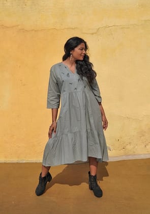 CurveFlair Chic: Summer Ready in our  Cotton Dress for Curvy Sizes