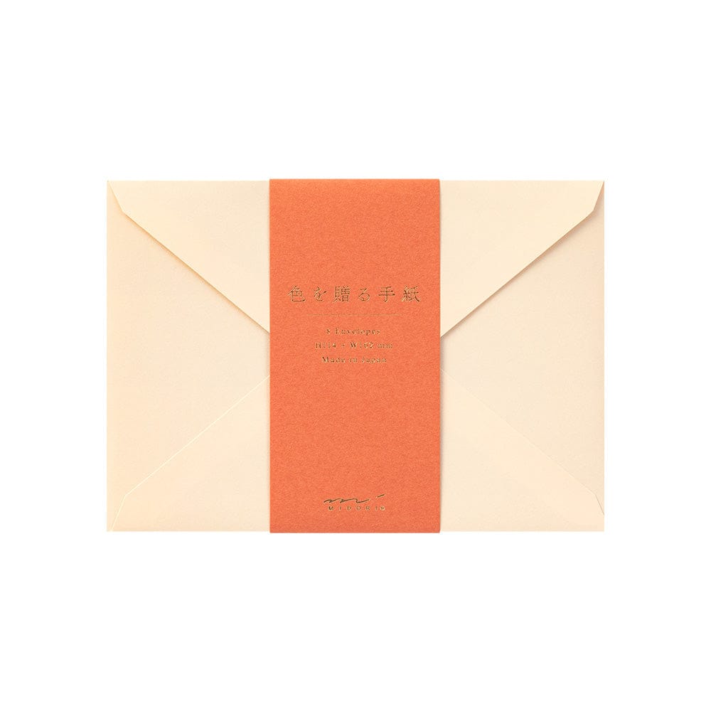 Envelope <162×114mm> Giving a colour Brown