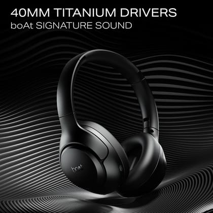 boAt Rockerz 551 ANC Pro | Wireless Headphone with 42dB Hybrid Adaptive ANC, 72 Hours Playtime, Dual Mics with ENx Tech boAt Rockerz 551 ANC Pro | Wireless Headphone with 42dB Hybrid Adaptive ANC, 72 Hours Playtime, Dual Mics with ENx Tech - Bold Blue