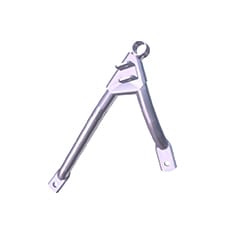 BRACKET COMPLETE RIGHT PILLION STEP - Passion Pro | Splendor+ - 50701AAF400S
