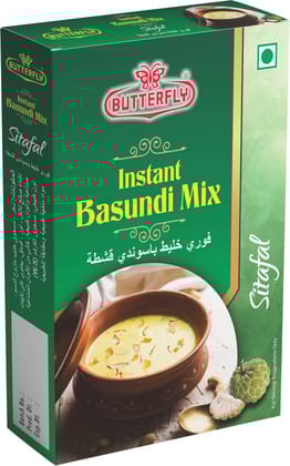 Butterfly Instant Basundi Mix, (Sitafal) 100g  by Butterfly Dessert Mixes and Bakery Needs.