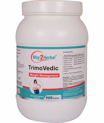 Way2Herbal Trimo Vedic Tablet 900 No.S Pack of 1
