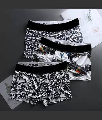 Cavenders Pack of 3 Nylon Trunks For Men's ( Multicolor )