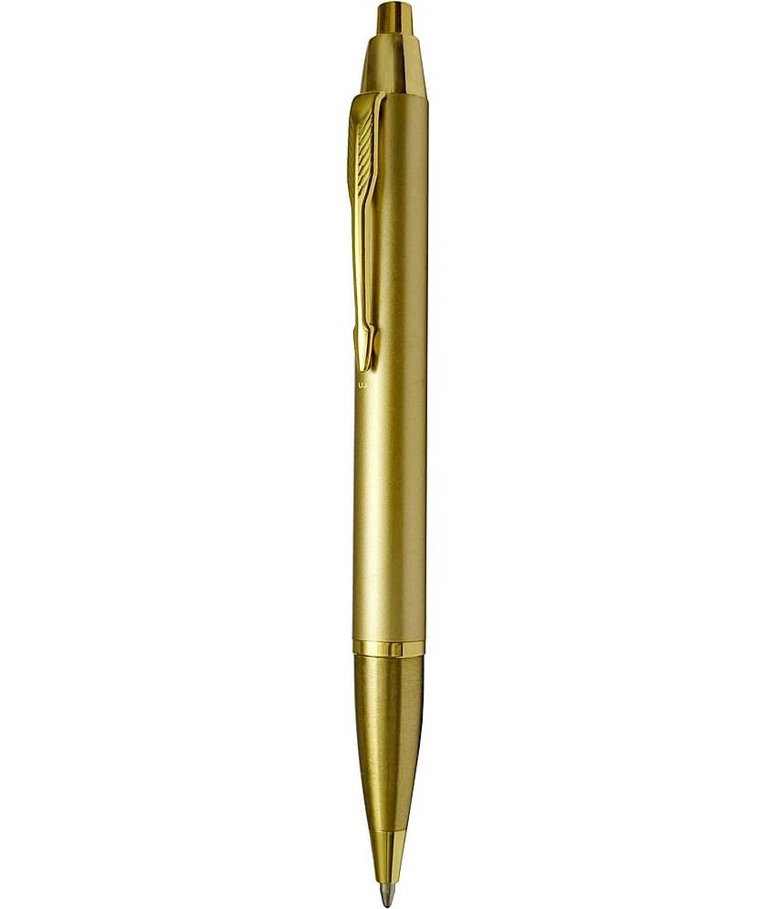 UJJi Click Mechanism Gold Colour Metal Ball Pen