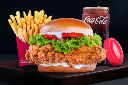 Homestyle Chicken Burger Combo