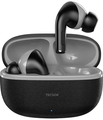 TECSOX Bullet T23 Wireless Earbuds – 30H Playtime, Deep Bass, 13mm Drivers, Crystal Clear Sound