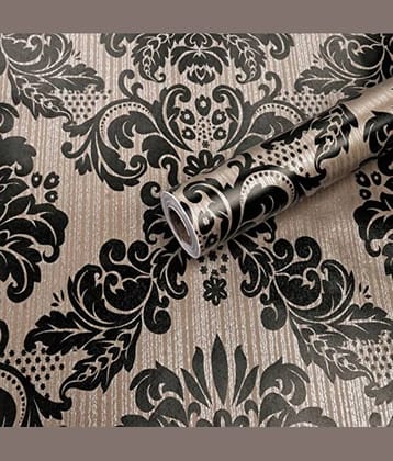 Wow Interiors Floral Wallpaper ( 45 x 500 ) cm ( Pack of 1 )