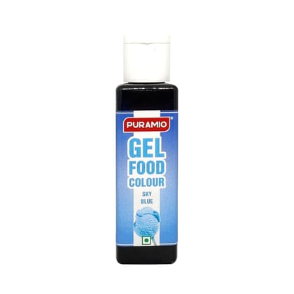 Puramio Gel Food Colour - Sky Blue, 30 gm