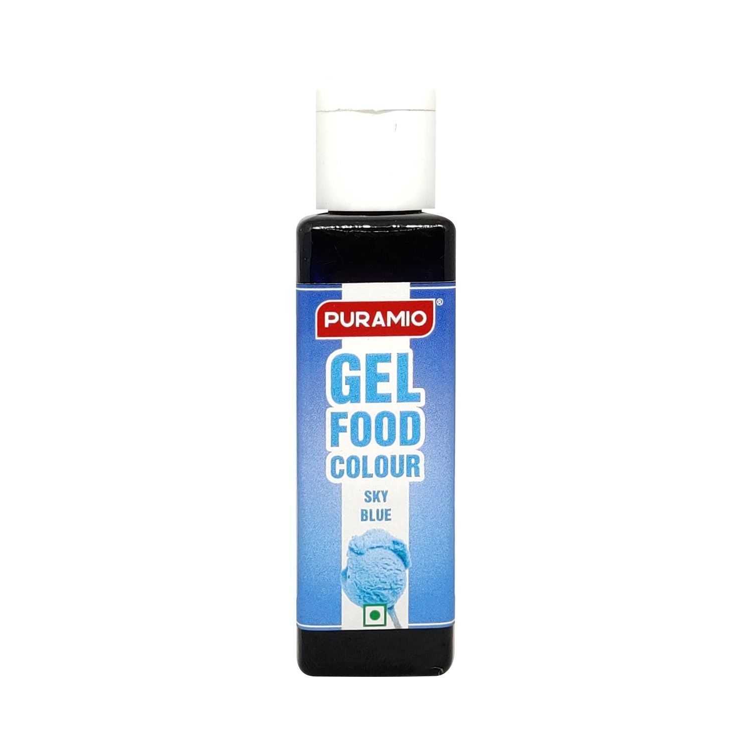 Puramio Gel Food Colour - Sky Blue, 30 gm