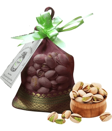 Paleo India 400g  Pista Pistachios Gifts Potli Dry Fruits Gift Packs
