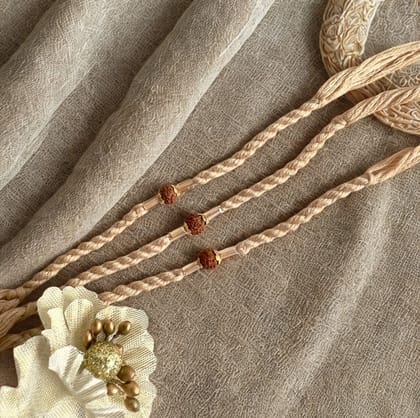 Rudraksha Rakhi – Sacred Strength & Blessings