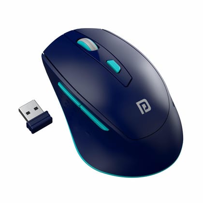 Portronics Toad 32 2.4GHz Wireless Optical Mouse (Blue)
