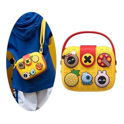 Cute Silicone Sling Bag for Girls Snack Pouch