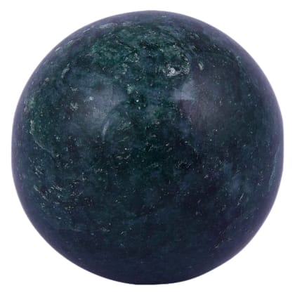 Green Mica Ball Healing Crystal Handcarved Crystal Stone Sphere Ball, Polished Feng Shui Crystal Ball for Reiki, Healing, Vastu(KI_21)  by Krishna Impex