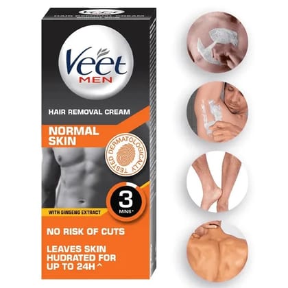 Veet Hair Removal Cream for Men, Normal Skin - 30g