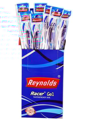 Reynolds Recer Gel Pen Blue (Pack Of 20)