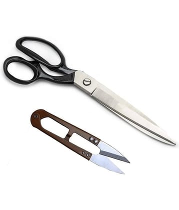 Verceys S-180 Sewing Scissors 10 Inch -Thread Cutter -5Inch Fabric Dressmaking Scissors Upholstery Office Shears for Tailors Dressmakers, Best for Cutting Fabric Leather Paper Raw Materials Heavy Duty