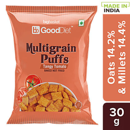 GoodDiet Multigrain Puffs - Tangy Tomato, 30 g