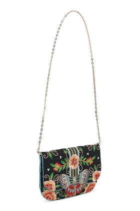 Black Silk Butterfly Beaded Envelope Bag Black Silk Butterfly Beaded Envelope Bag