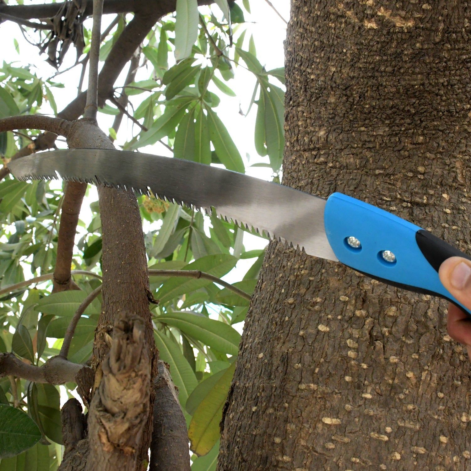 20-Inch High Carbon Steel Pruning Saw – Sharp Teeth, Cover Included, Ideal for Gardening & Wood Cutting