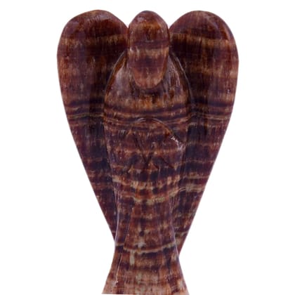 Aragonite Angel | Handcarved Statues Figurines Stone of Good Luck - Reiki, Healing Crystal for Physical, Emotional & Spiritual Imbalance | Positive Vibes Energy(KI_64)  by Krishna Impex