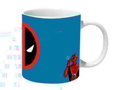 Multicolor Deadpool Comic Ceramic Mug