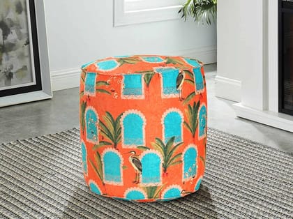 India Circus Heron's Palace Pouffe (By Krsnaa Mehta)