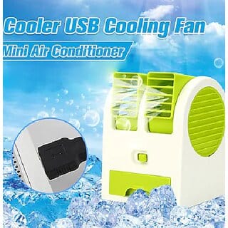 Portable USB Rechargeable Water Cooling Fan/Cooler, Desk Car Mini Air Conditioner 5 Watt Cooler