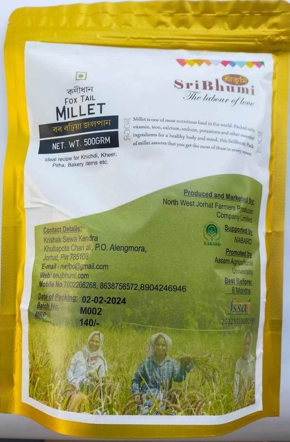 FOX TAIL MILLET  - 500 gm - 500 gm - one packet