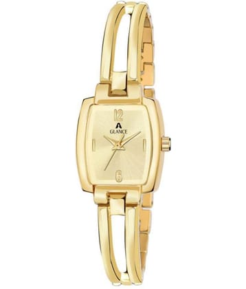 Aglance Stainless Steel Tonneau Womens Watch