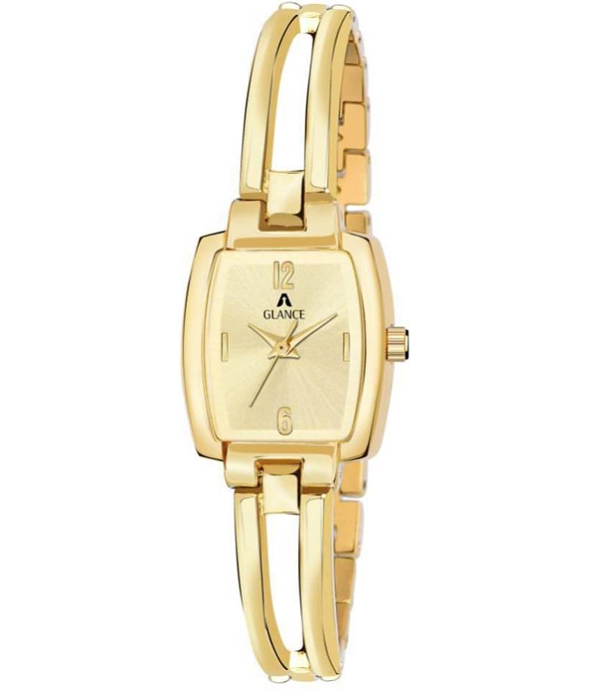 Aglance Stainless Steel Tonneau Womens Watch