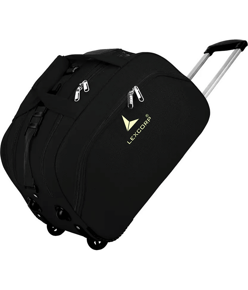 LEXCORP - Green Nylon Duffle Trolley