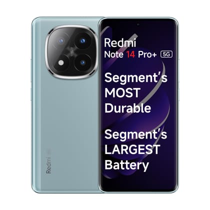 Redmi Note 14 Pro+ 5G Prime Edition (Phantom Purple, 8GB RAM, 128GB Storage) | Snapdragon 7s Gen 3 Processor | AMOLED Display | Dual Nano-SIM | 6200mAh Battery | Corning Gorilla Glass Victus 2 Redmi Note 14 Pro+ 5G Prime Edition (Phantom Purple, 8GB RAM,