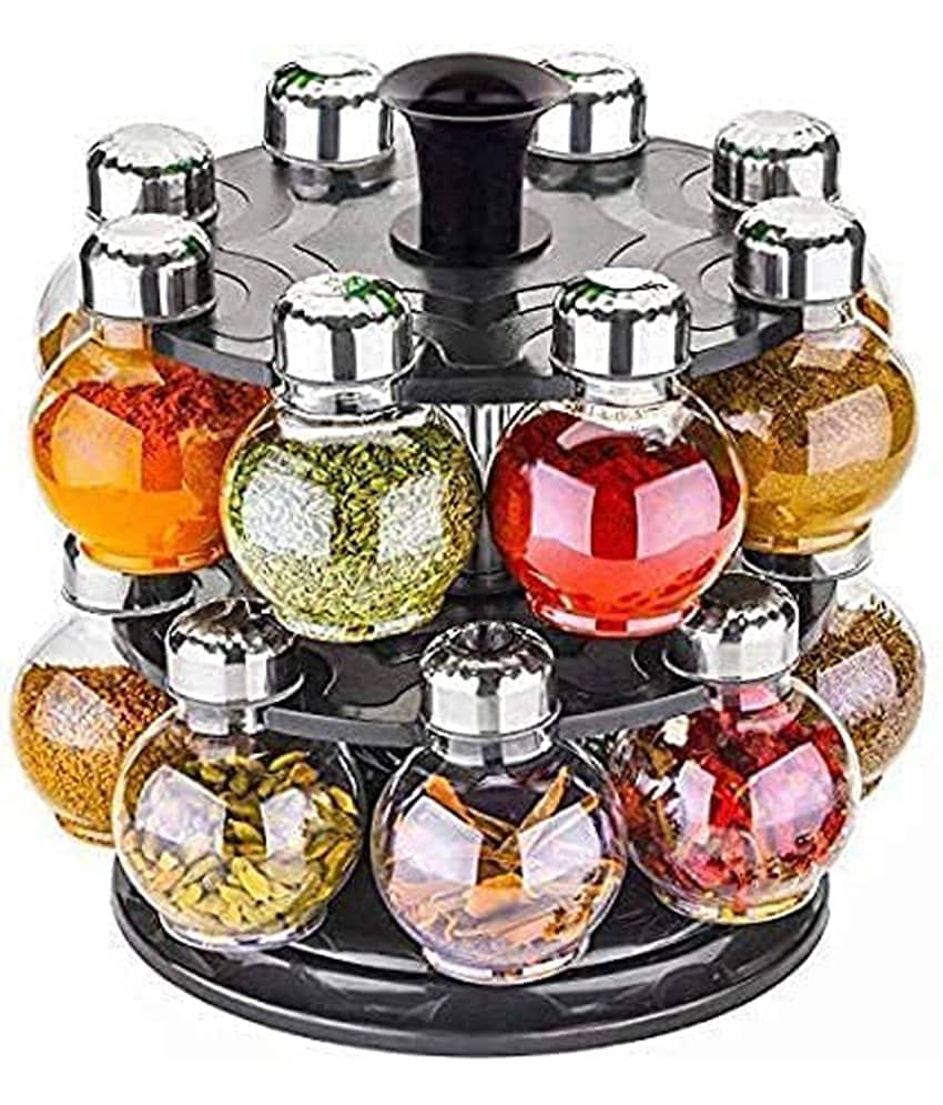 Seville Classics Plastic Multicolor Spice Container ( Set of 1 )