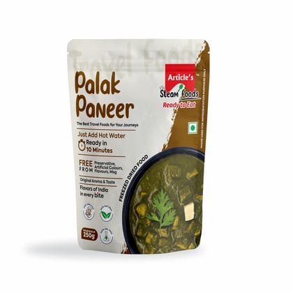 Article’s Palak Paneer – Creamy Rich Spinach Cottage Cheese Curry