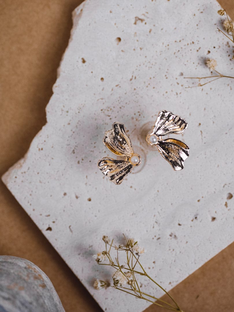 Pearl Butterfly Earring