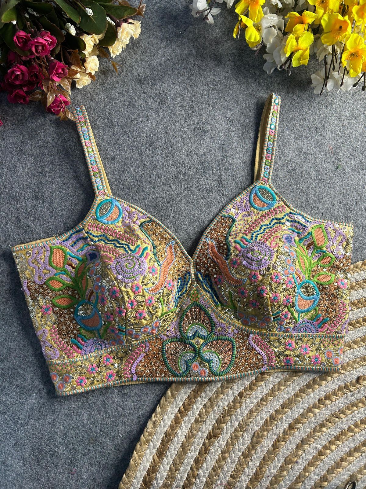 New Beautiful Spaghetti Blouse